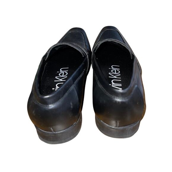Calvin Klein Men's Black Slip on Dress Shoes Loafer Oxford Size 10 - Picture 4 of 5